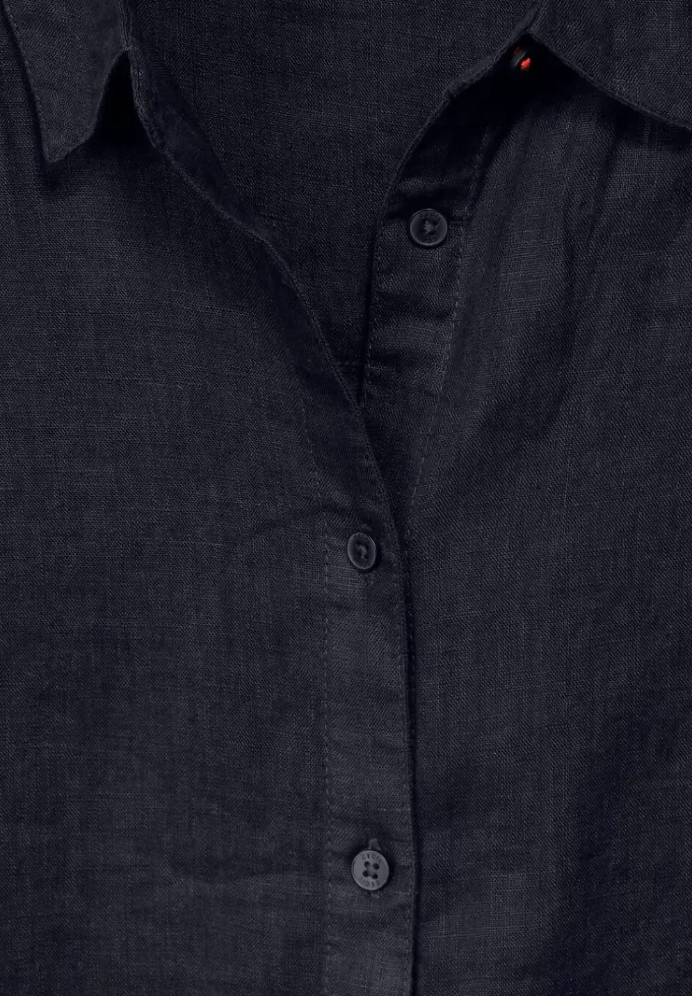 Leinenbluse Mit Knopfleiste
