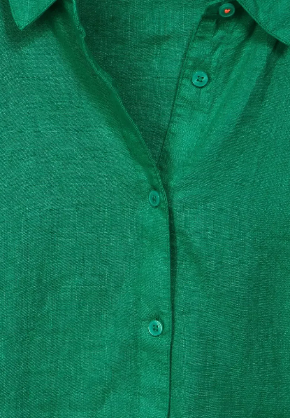 Leinenbluse Mit Knopfleiste
