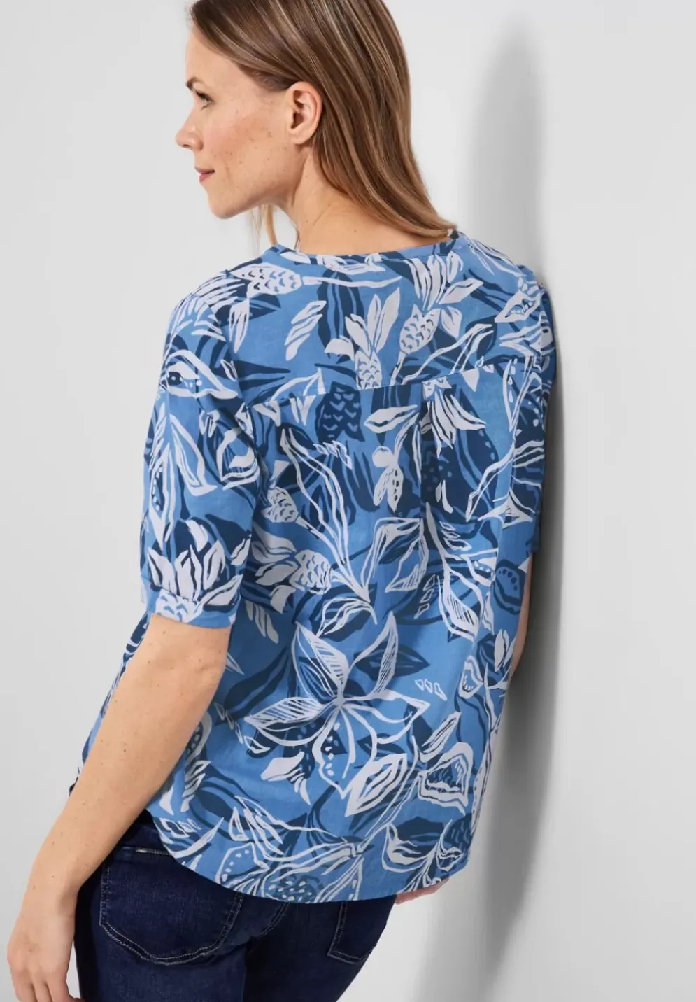 Leinenbluse Mit Tunikaband