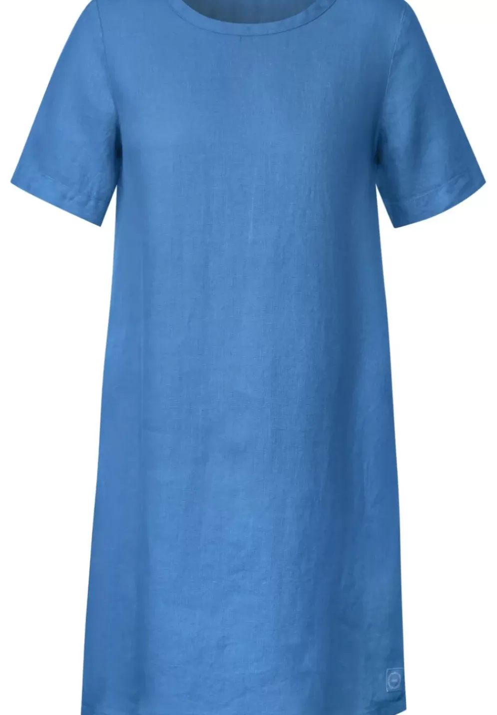 Leinenkleid In Unifarbe