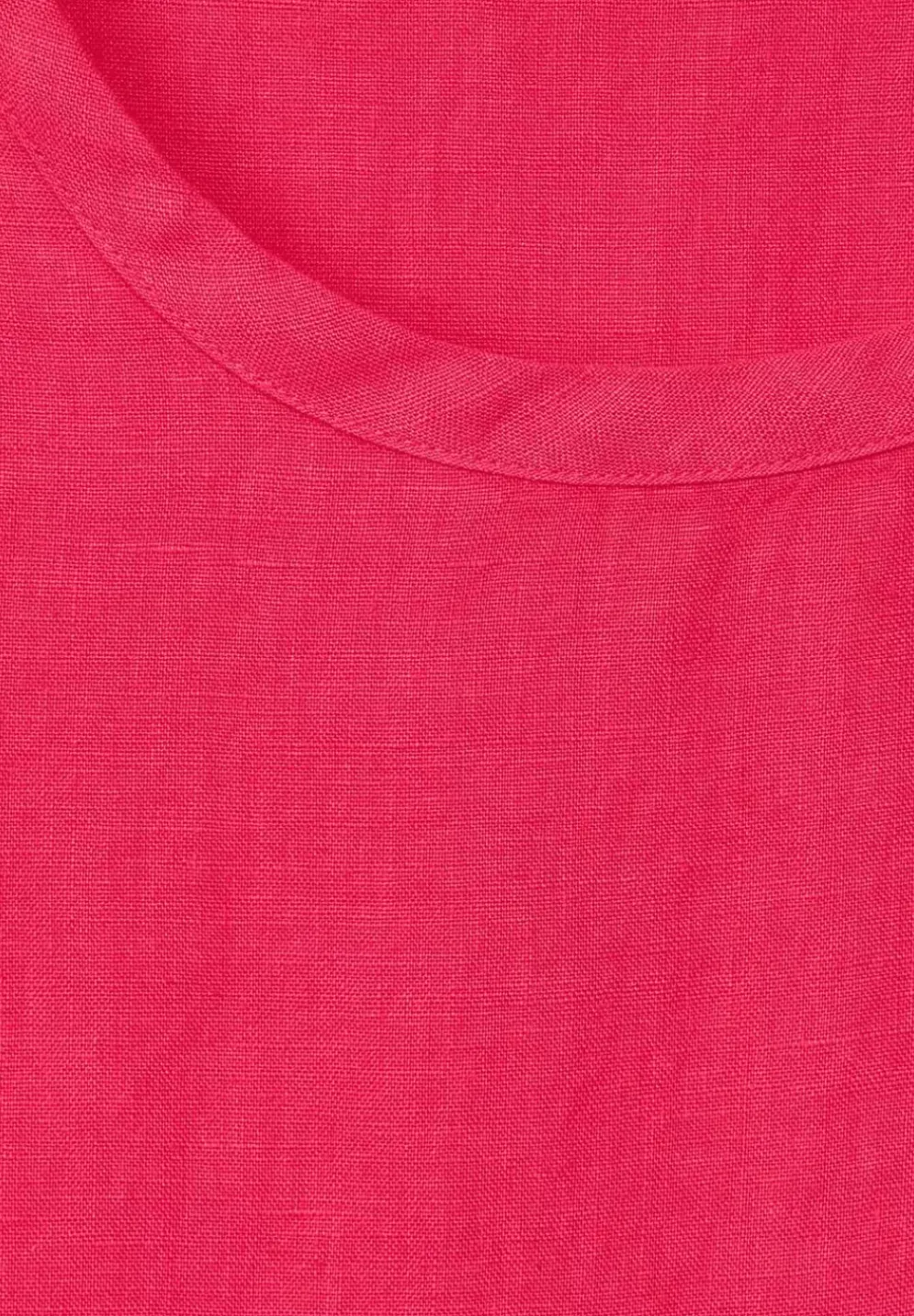 Leinenkleid In Unifarbe