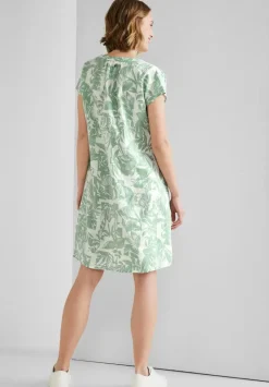 Leinenkleid Mit Print