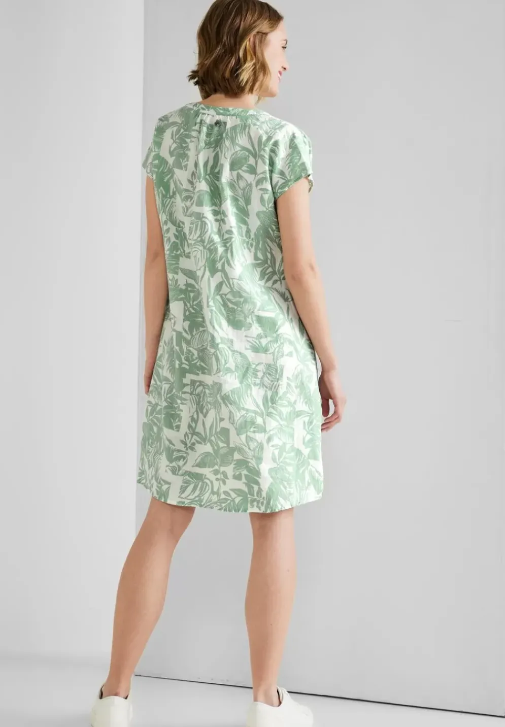 Leinenkleid Mit Print