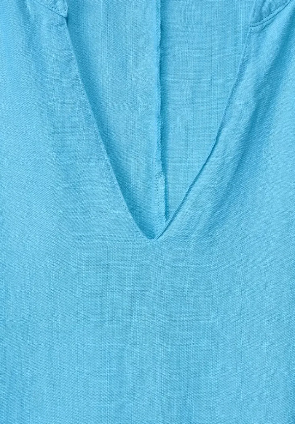 Leinenkleid Mit Volants