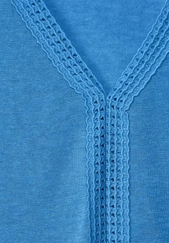 Leinenlook T-Shirt