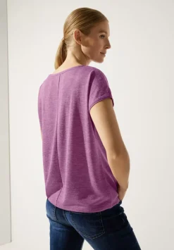 Leinenlook T-Shirt
