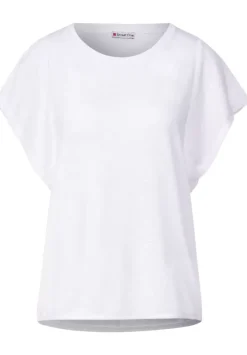Leinenlook Volant Shirt