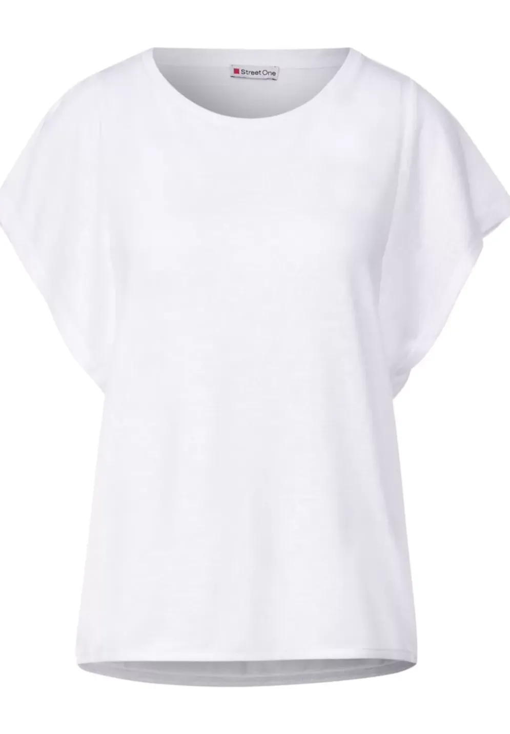 Leinenlook Volant Shirt