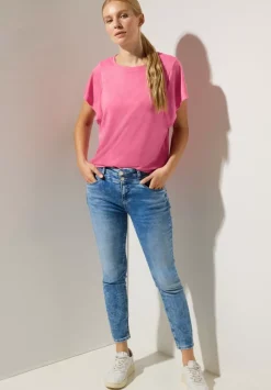 Leinenlook Volant Shirt