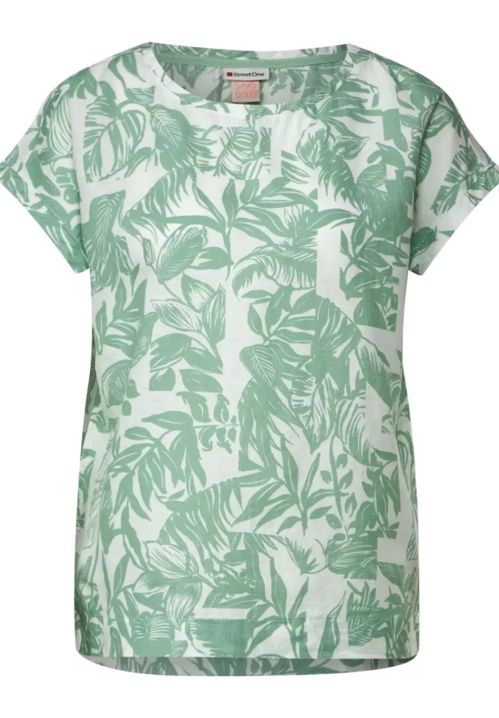 Leinenmix Blusenshirt
