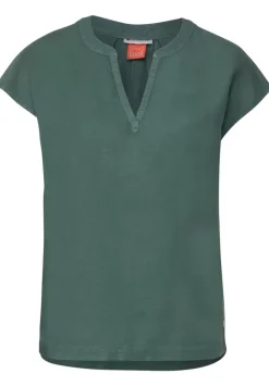 Leinenmix Blusenshirt