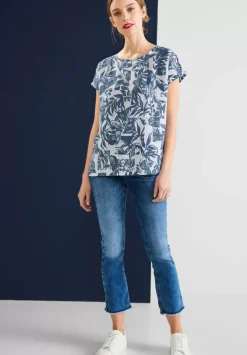 Leinenmix Blusenshirt