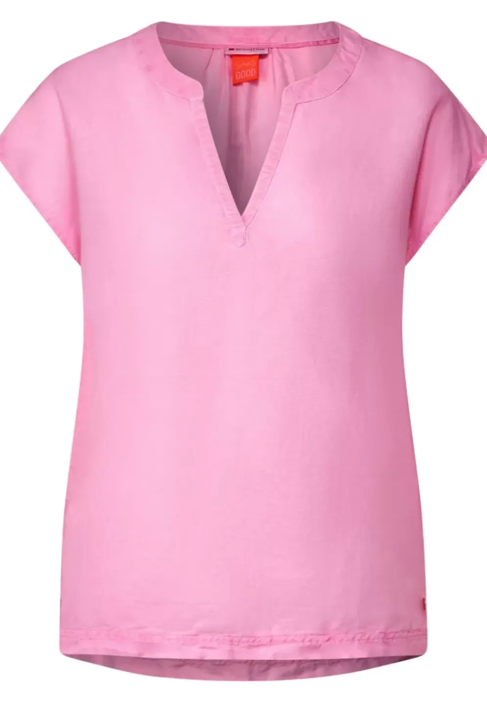 Leinenmix Blusenshirt
