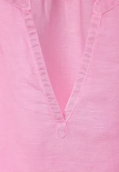 Leinenmix Blusenshirt