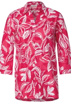 Leinenmix Longbluse