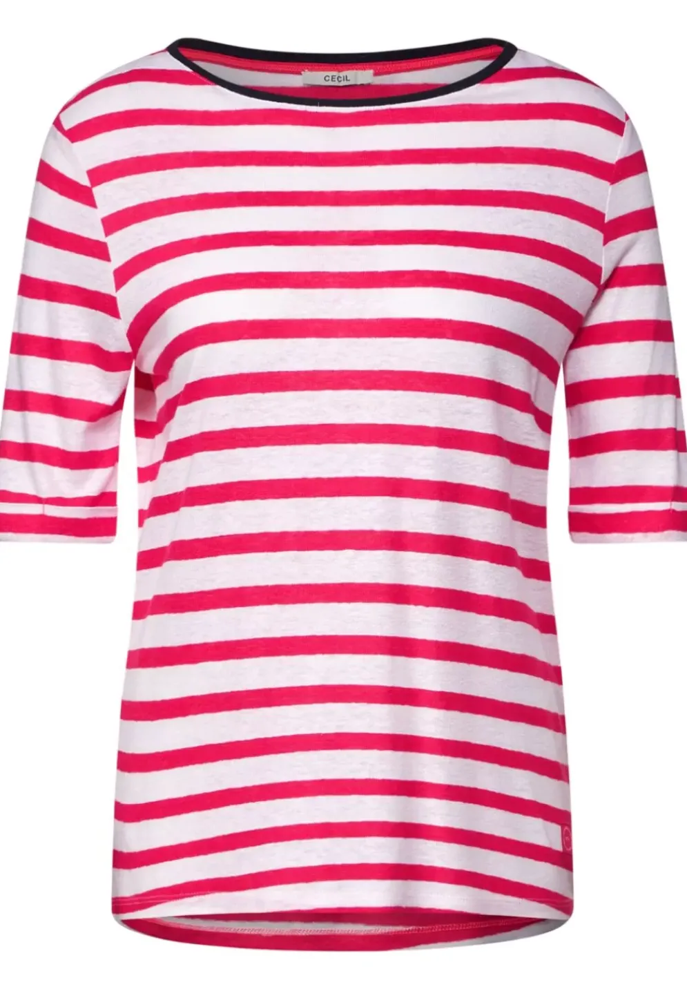 Leinenmix Streifenshirt