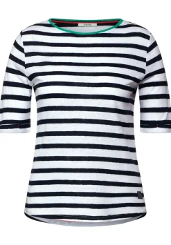 Leinenmix Streifenshirt