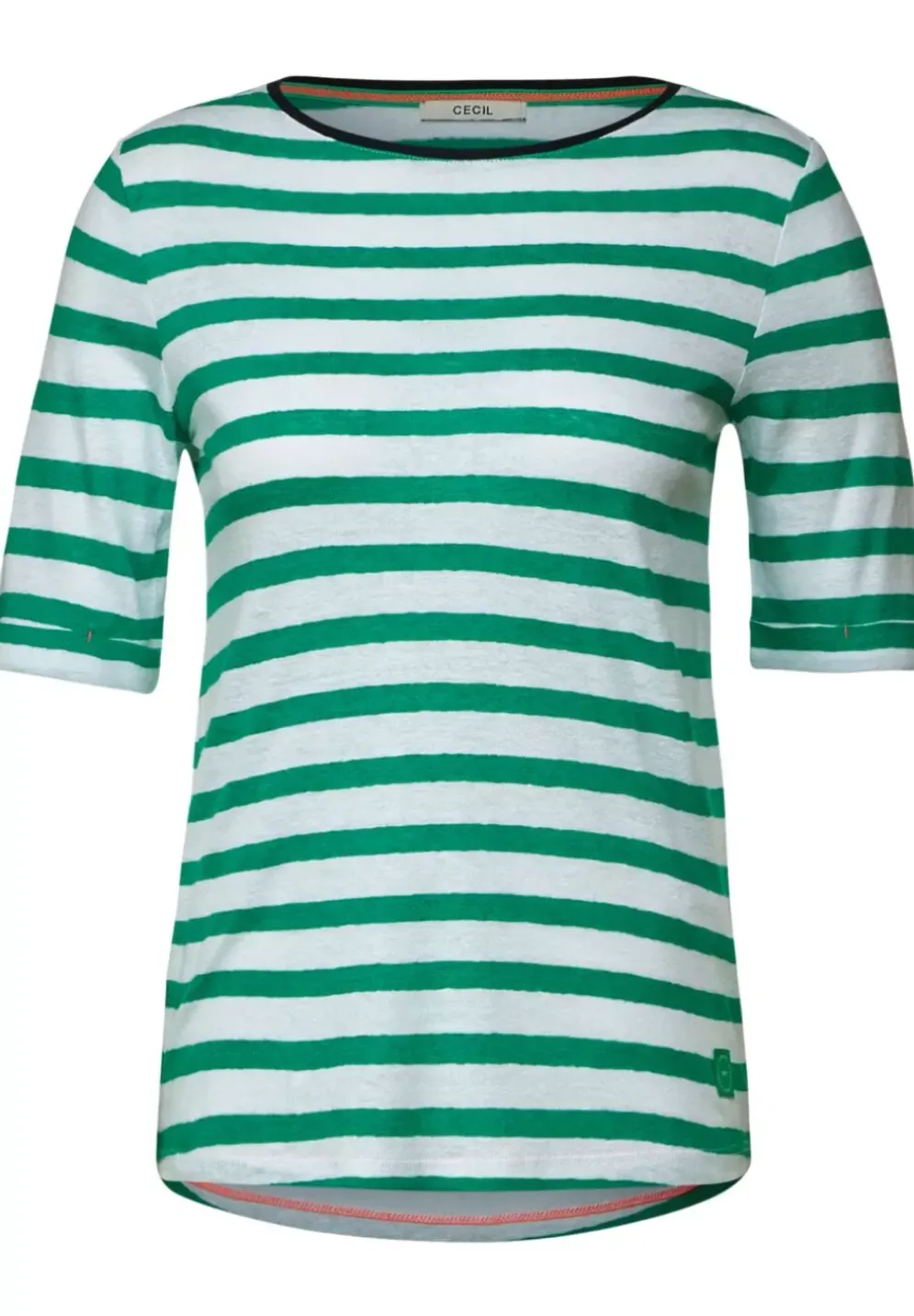 Leinenmix Streifenshirt