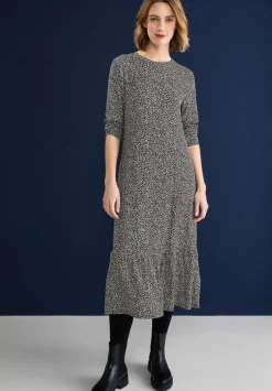 Leo Printkleid Mit Volants
