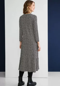 Leo Printkleid Mit Volants