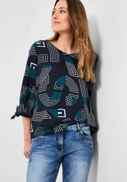 Letterprint Bluse