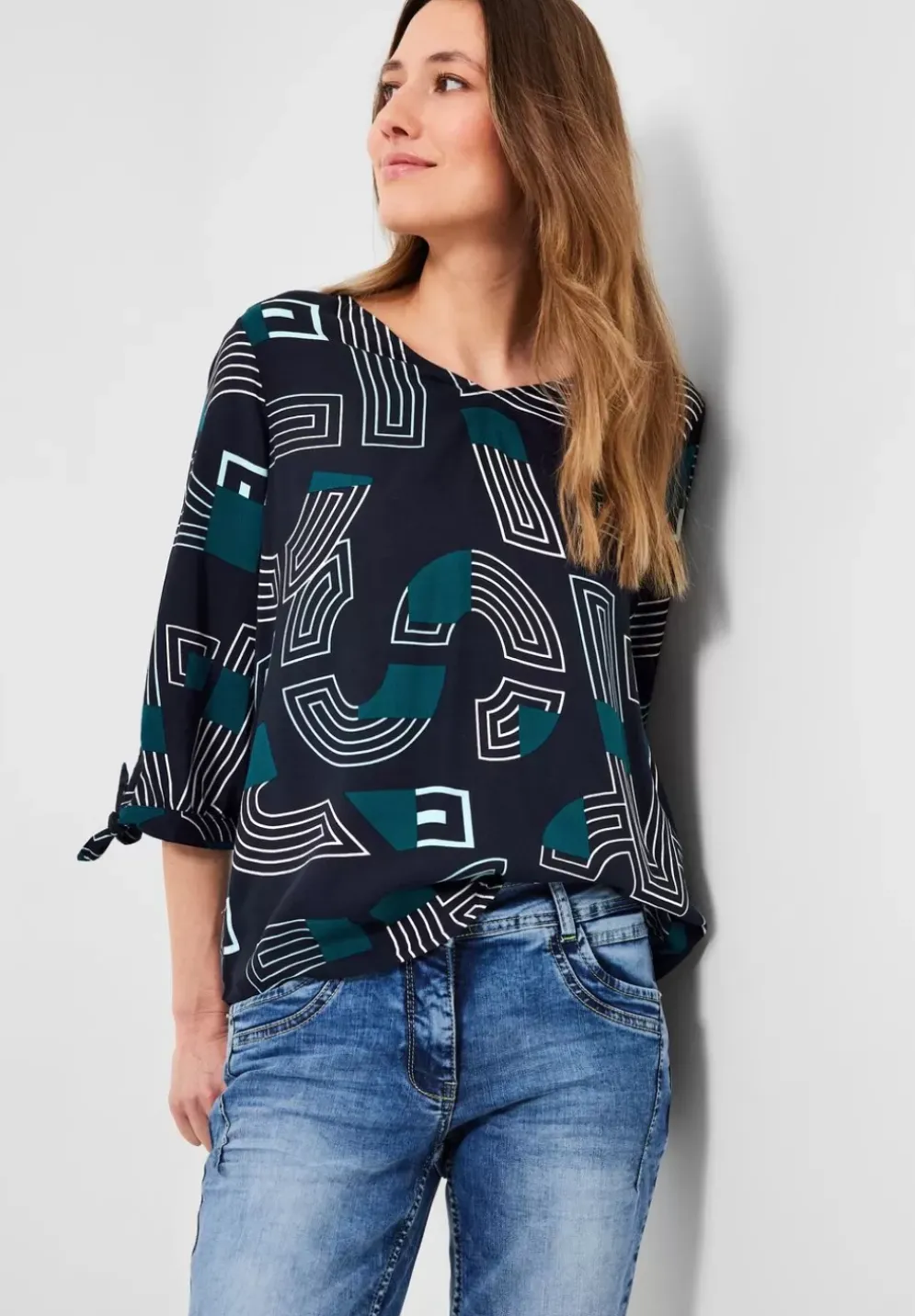 Letterprint Bluse