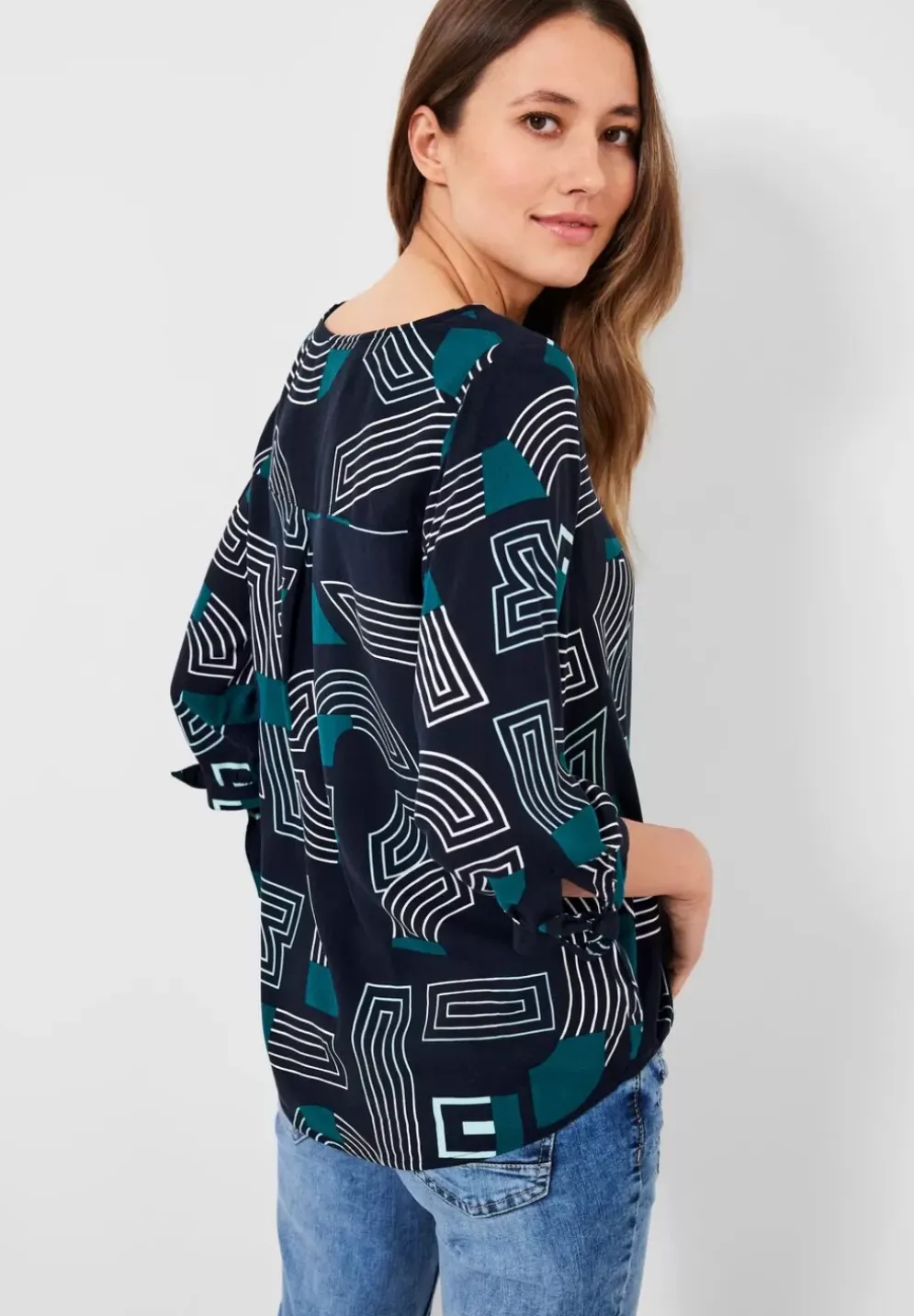 Letterprint Bluse