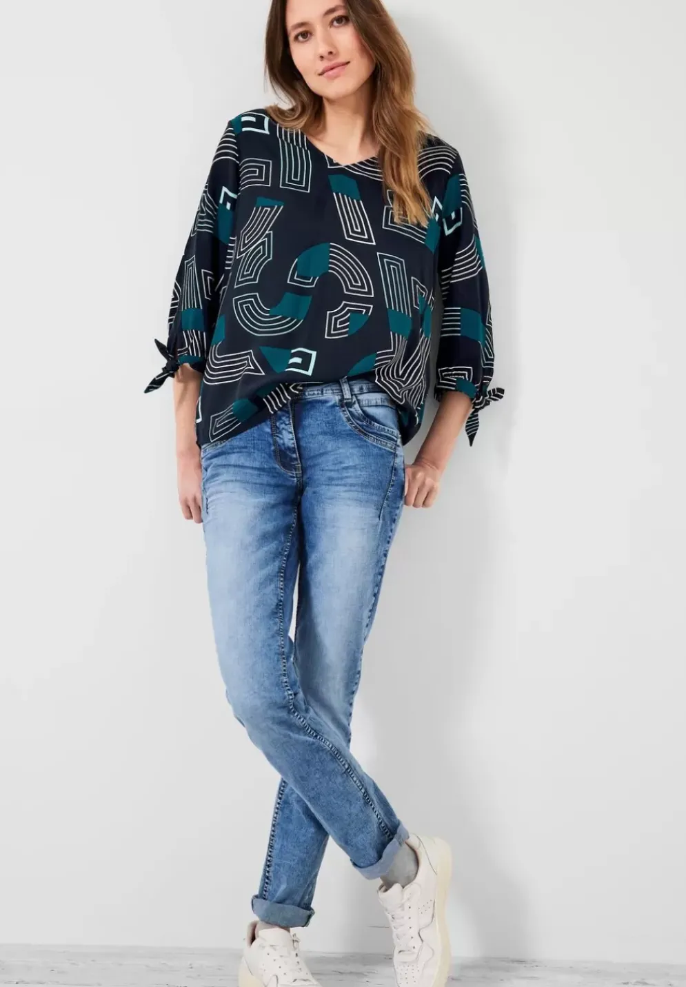 Letterprint Bluse