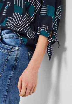 Letterprint Bluse