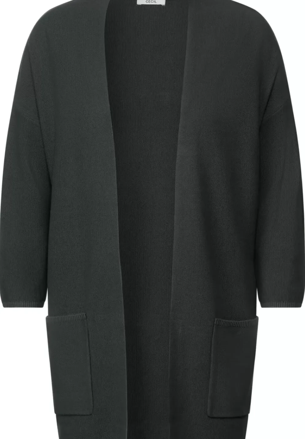 Long Cardigan Mit Taschen
