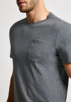 Long T-Shirt Mit Brusttasche