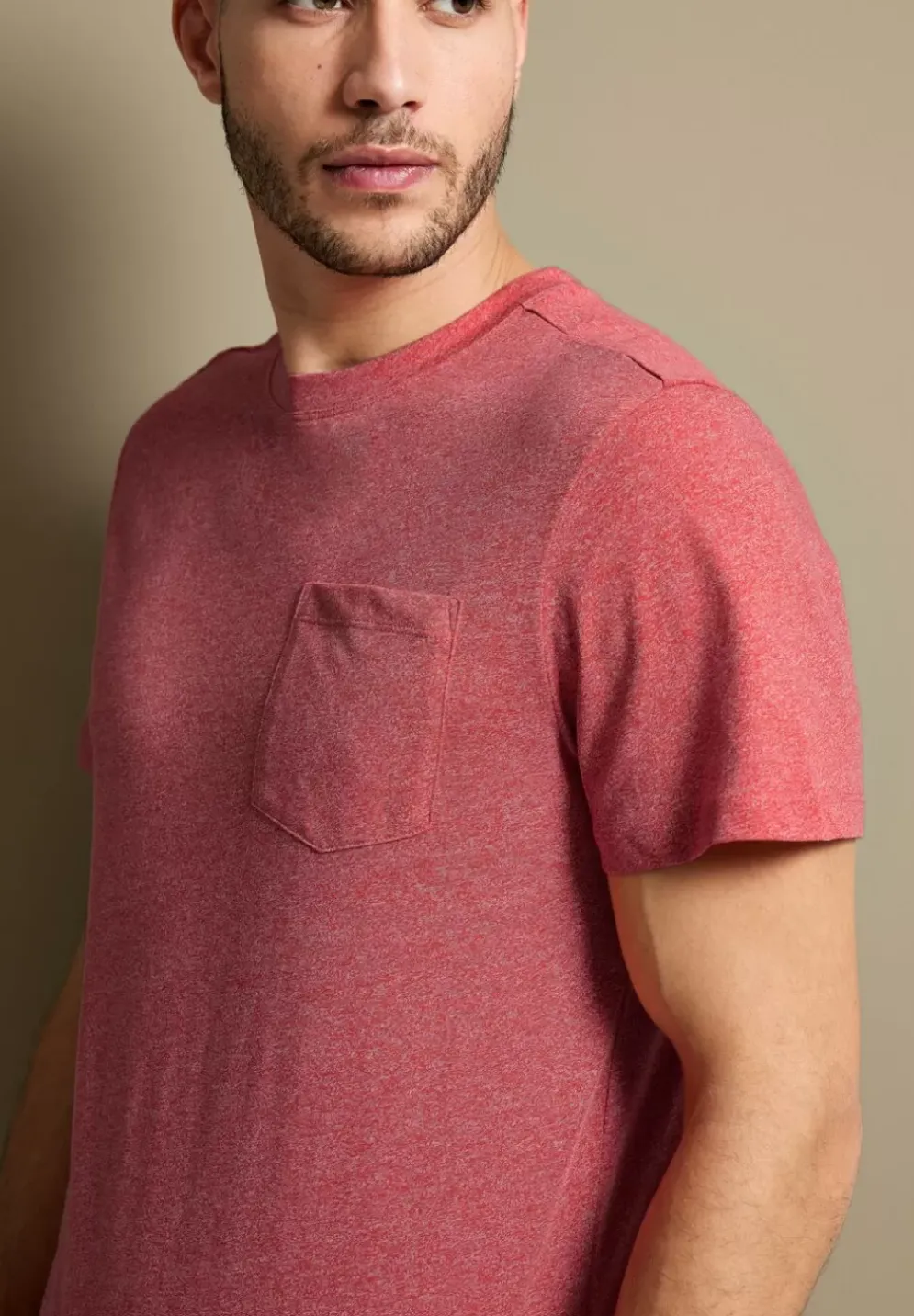 Long T-Shirt Mit Brusttasche