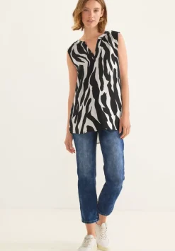 Long Zebra Blusentop