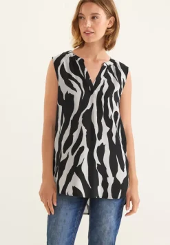 Long Zebra Blusentop