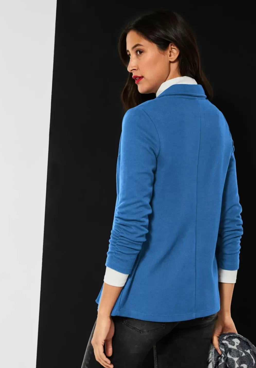 Longblazer Mit Raffung