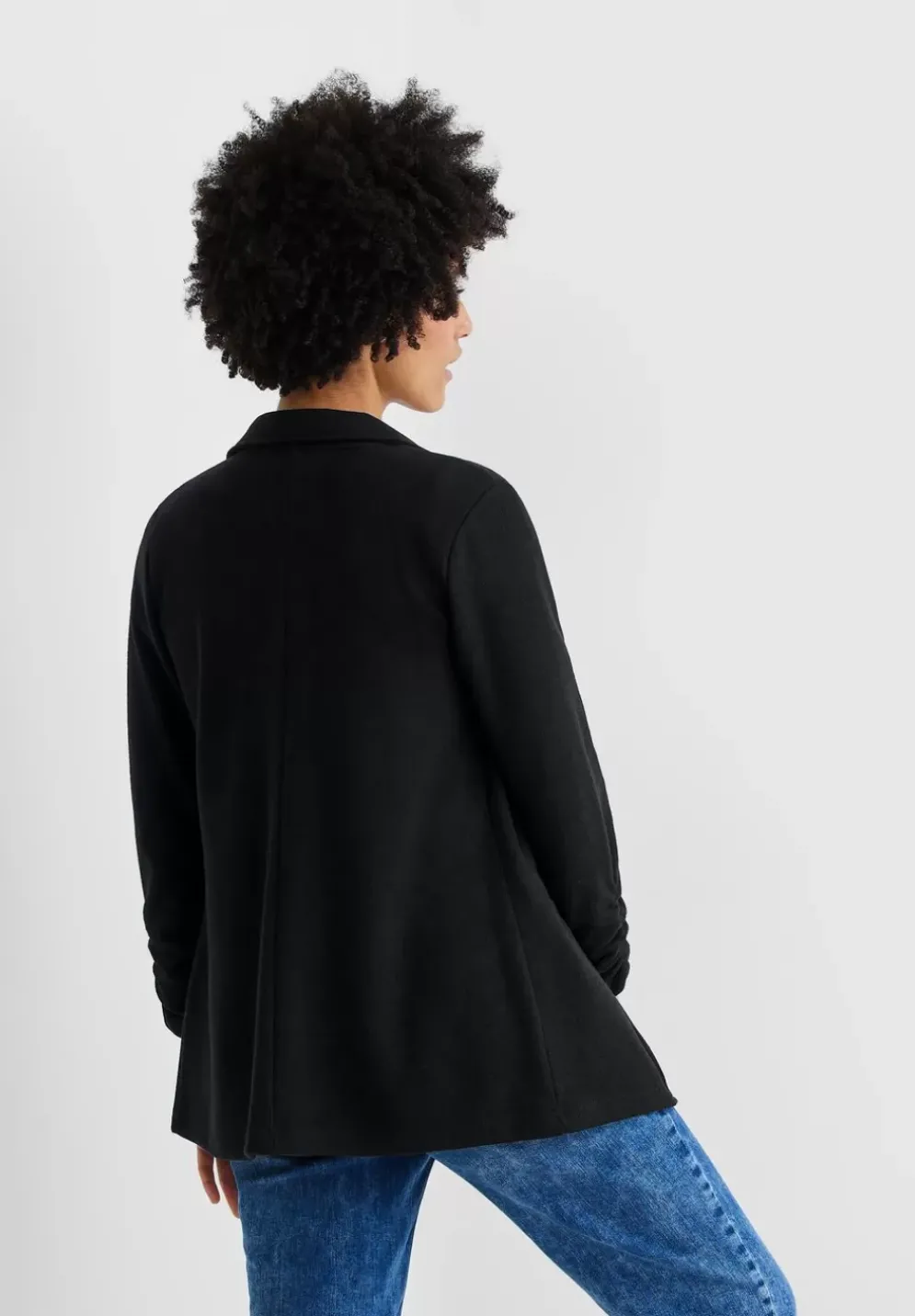 Longblazer Mit Raffung