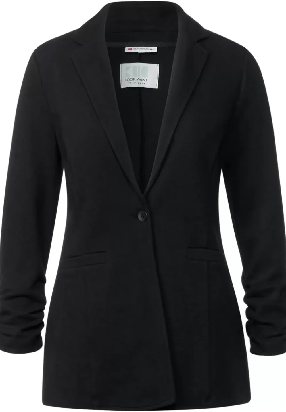 Longblazer Mit Raffung