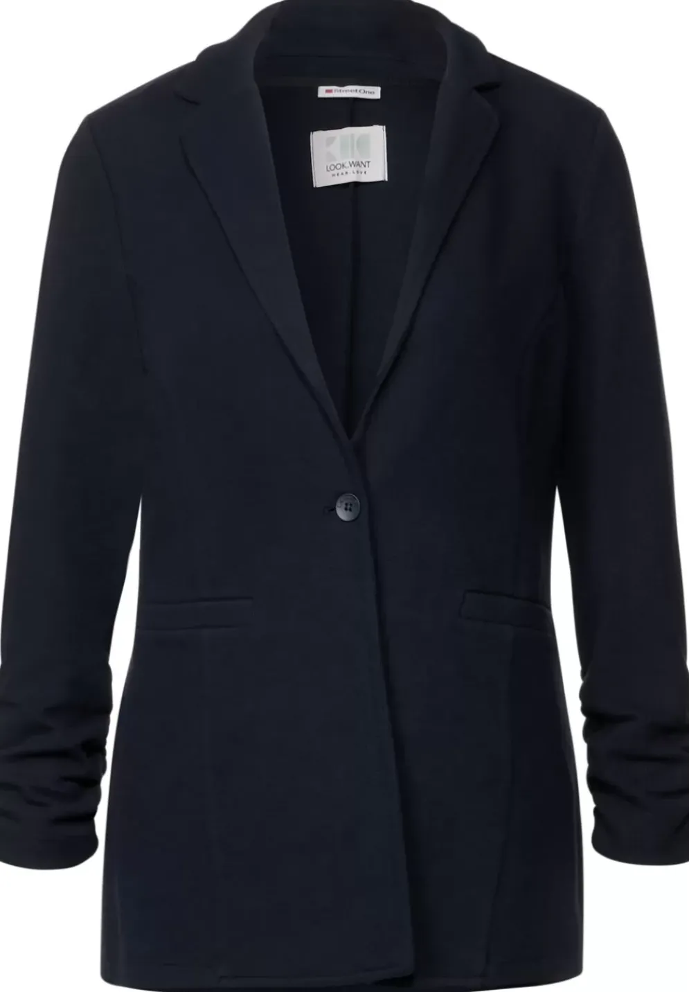 Longblazer Mit Raffung