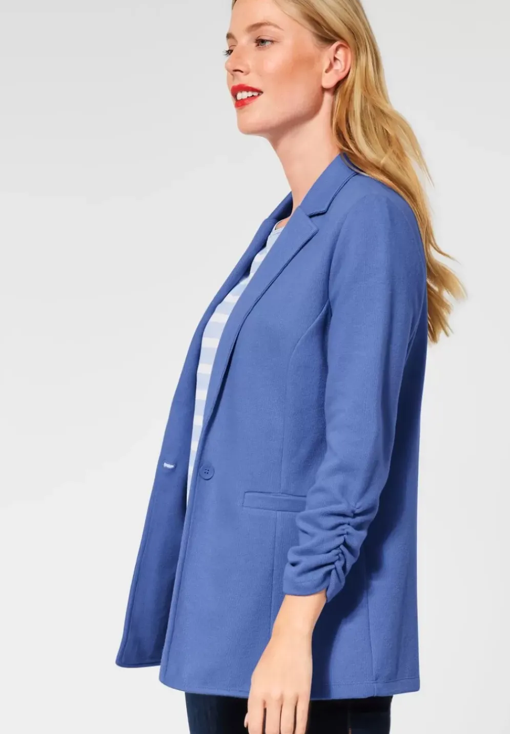Longblazer Mit Raffungen