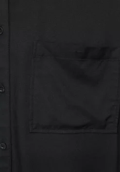 Longbluse In Unifarbe