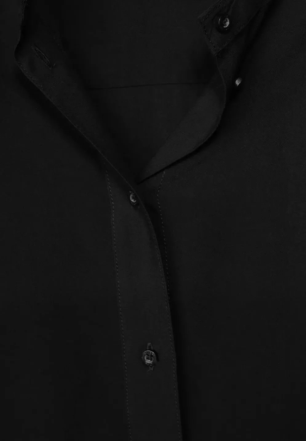 Longbluse In Unifarbe