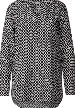Longbluse Mit Allover Print