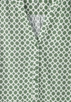 Longbluse Mit Allover Print