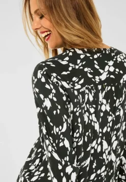 Longbluse Mit Allover Print