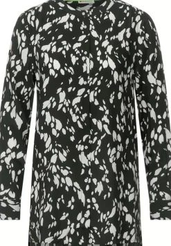 Longbluse Mit Allover Print