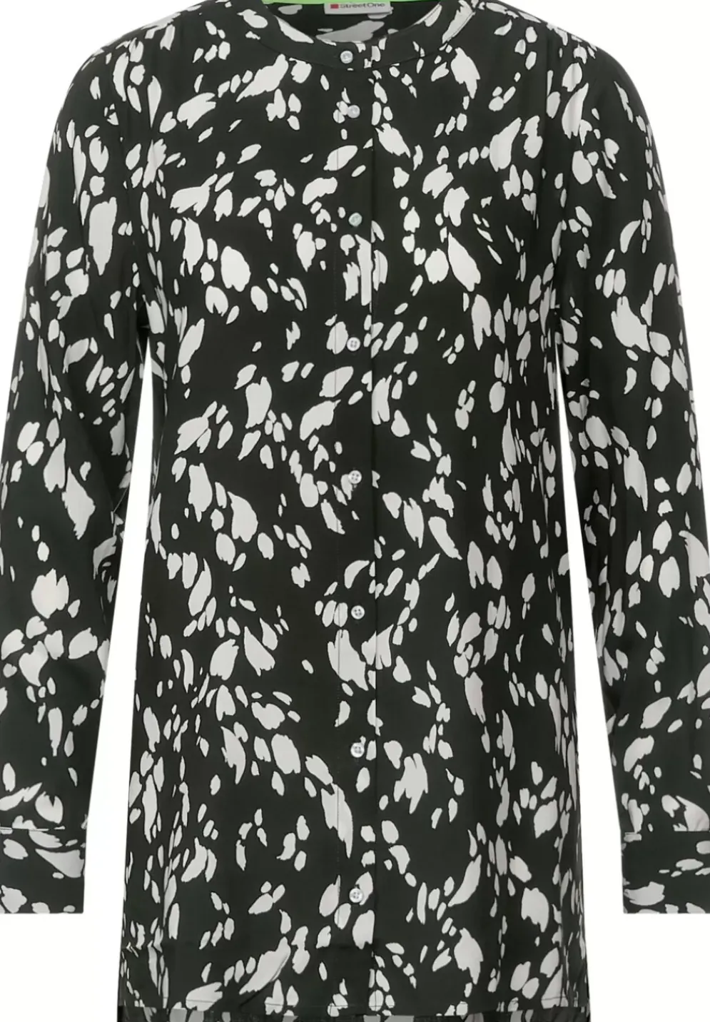 Longbluse Mit Allover Print