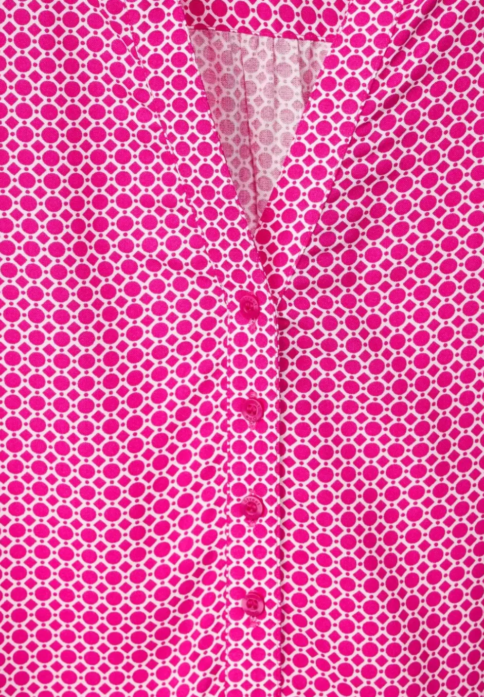 Longbluse Mit Allover Print