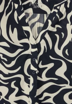 Longbluse Mit Alloverprint
