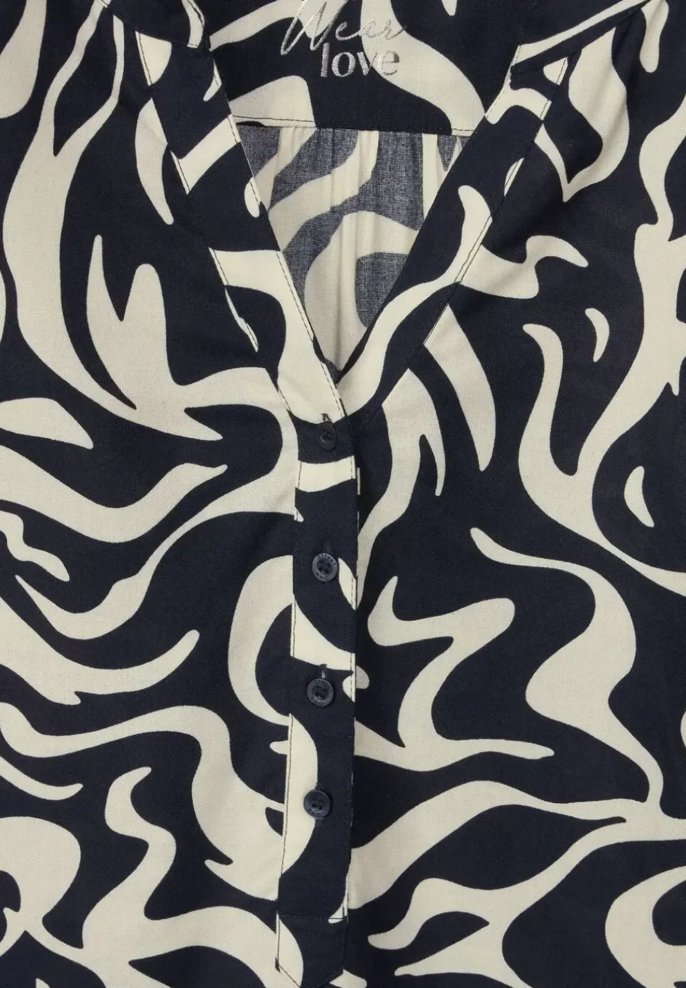 Longbluse Mit Alloverprint