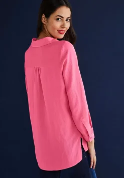 Longbluse Mit Hemdkragen